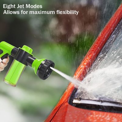 hot【DT】 Garden Watering Jet Spray Hose Nozzle Foam Gun Multifunctional Adjustable Dispenser Bottle for Showering