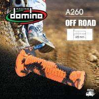 สินค้าขายดี  DOMINO MANOPOLE GRIP ปลอกแฮนด์ รุ่น A260 OFF ROAD (ปลายปิด) ใช้สำหรับรถมอเตอร์ไซค์ [ 1 คู่ ] แถมลวดพันแฮนด์