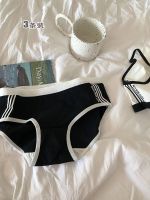 ❍❀ Sloth Girl Letter Sports Style Cotton Underwear Womens Summer Thin Mid-waist Cotton Antibacterial Crotch Shorts Briefs