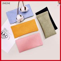 ZHEZHE 3PCS สีเขียวสีฟ้าสีชมพูสีส้ม กระเป๋าใส่แว่นอ่านหนังสือ พียู PU กันน้ำกันน้ำได้ กระเป๋าใส่แว่นตา อุปกรณ์เสริมแว่นตา ง่ายๆ กระเป๋าใส่แว่นกันแดด สำหรับผู้ชาย