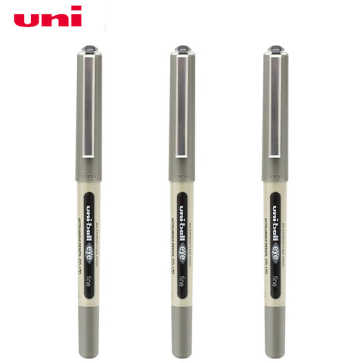 12-pcslot-rollerball-pen-0-7mm-uni-ball-eye-ub-157-waterproof-3-colors-to-choose-from