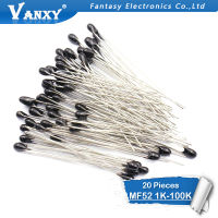 20Pcs MF52AT MF52 B 3950 NTC Thermistor ตัวต้านทานความร้อน5% 1K 2K 3K 4.7K 5K 10K 20K 47K 50K 100K