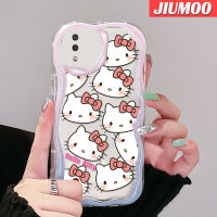 JIUMOO เคส A10 M11 A11กาแล็กซี่ปลอกสำหรับ Samsung น่ารักลายปลาดาวแพททริกขอบคลื่นเนื้อครีมเคสมือถือกันกระแทกแบบใสนิ่มที่สร้างสรรค์เคสโปร่งใสลายกล้องถ่ายรูปซิลิกาเจลฝาครอบป้องกัน