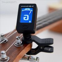 ™▬▦ Digital Guitar Tuner Bass Guitar Ukulele Violin Common Tuner Clip-On LCD Screen Universal 360 Degree Rotatable Guitar Tuner