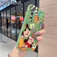 Yiเวปไซต์เคสสำหรับ Vivo Y76 5G,เคสโทรศัพท์แบบเต็มตัวปลอกซิลิโคนทรงสี่เหลี่ยมมีขอบด้านข้างลายการ์ตูนมิกกี้เมาส์เคสป้องกันการกระแทก