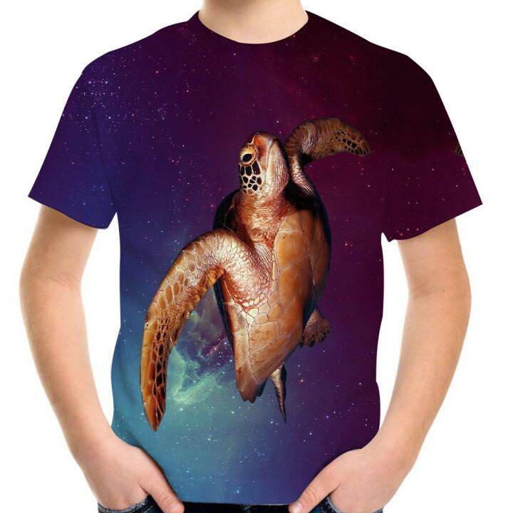 joyonly-new-2023-children-3d-t-shirt-animal-flying-tortoise-space-galaxy-boys-girls-cartoon-short-sleeves-tees-tops-kids-t-shirt