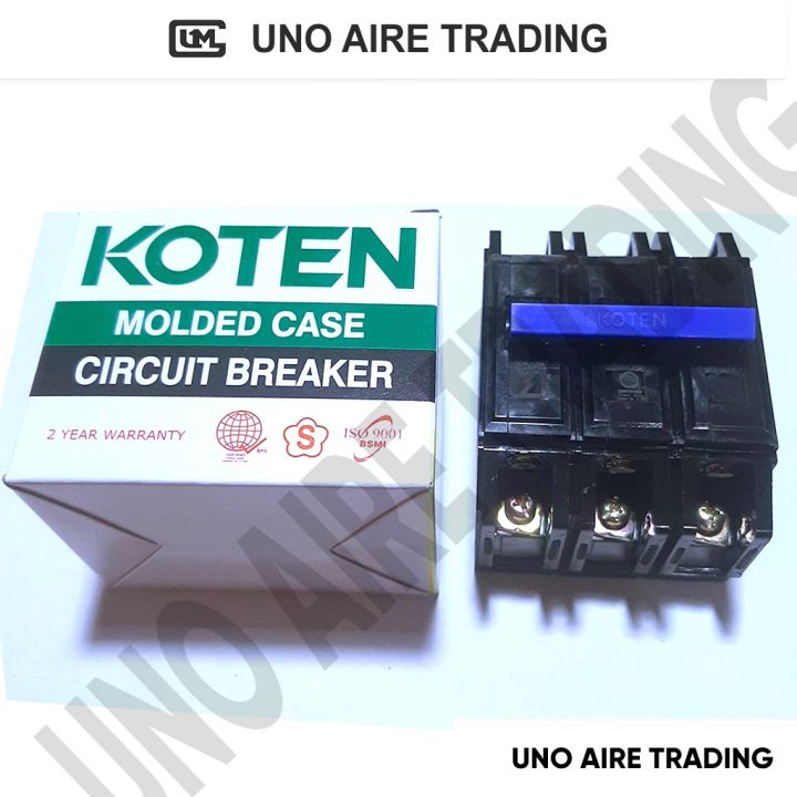 ♖KOTEN Circuit Breaker ORIGINAL Bolt On Three Phase3Pole 15A 20A 30A ...
