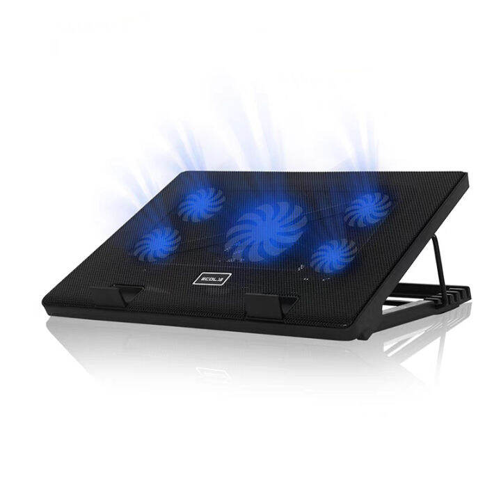 S500 USB 5 fan laptop cooler Gaming Laptop Cooler Cooling Pad +1800RPM