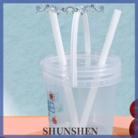 [SHUNSHEN] 150มล.-ถังพลาสติก1500มล. + ฝา-พร้อมที่จับสีขาวว่างเปล่า-ถังอาหารขนาดใหญ่