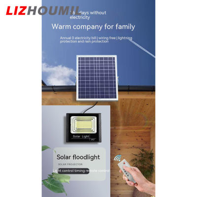 LIZHOUMIL Led Solar Lamp Ip67 Waterproof Super Bright High Power Outdoor Garden Automatical Flood Light Spotlights