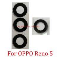 1 Set Rear Camera Lens For Oppo Reno 5 Reno5 Back Camera Glass Lens Cover With Glue Sticker Replacement Parts