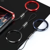 ❡☬ Metal Ring Loop Hand Wrist Lanyard Strap for iPhone Huawei Samsung Case USB Flash Drives Keys Keychains Camera Anti-lost Straps