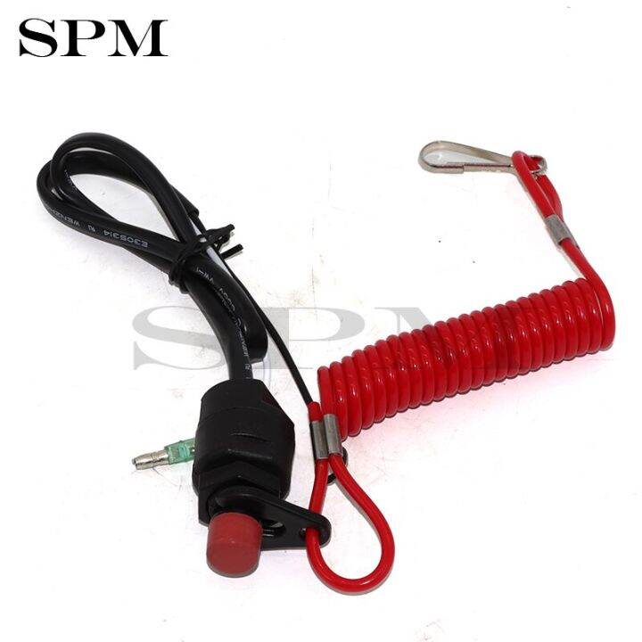 Universal Boat Outboard Motor Kill Stop Switch Safety Tether Lanyard ...