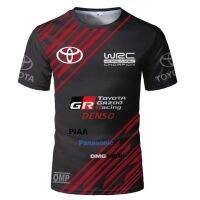 2023 NewWRC Toyota เสื้อยืด Racing Car Rally 3D พิมพ์ Streetwear ผู้ชายผู้หญิงกีฬาแฟชั่นขนาดใหญ่ O-Neck T เสื้อเด็ก Tees Tops Jersey