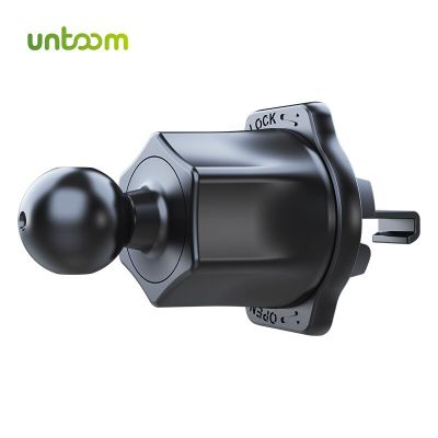 Untoom 17mm Ball Head Car Air Vent Phone Holder Clip Universal Car Air Outlet Hook Clamp Magnetic Car Mobile Phone Stand Support Car Mounts