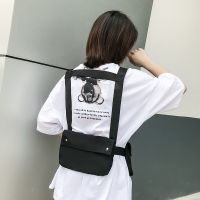 Lady Features Tactical Hip Hop Streetwear Functional Chest Vest Rig Waist Bags Women Oxford Fanny Pack Adjustable Streetwear Bag