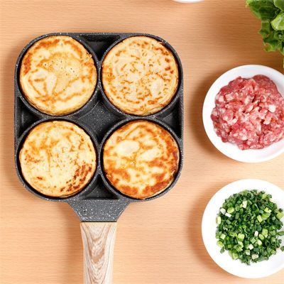 Thickened Frying Pan Household Omelette Tray Flat-bottomed Non-stick Pan Fried Egg Steak Hamburger Ham Kitchen Cooking Cookware