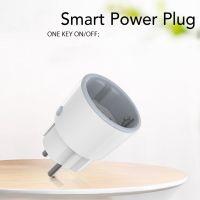 Tuya Smart Zigbee Plug WiFi Socket 3680W 16A Energy Monitoring Smart Plug Timer Switch Smart Socket-EU Plug