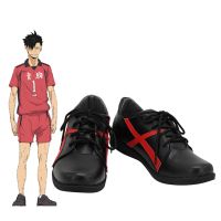 Haikyuu Kuroo Tetsurou รองเท้าบูทรองเท้าคอสเพลย์ชุดฮาโลวีนออกแบบได้ตามต้องการ