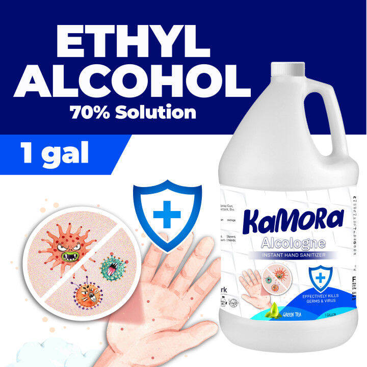 Kamora Ethyl Alcohol 70 Solution FDA APPROVE / Organic / Alcologne
