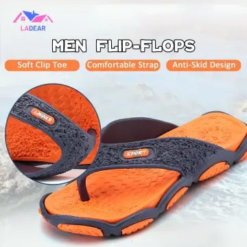 Walking in flip on sale flops