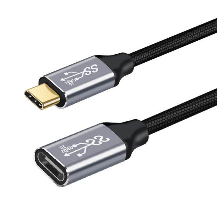 USB C Extension Cable PD100W Cable Male to Female Type C 3.1 Gen2