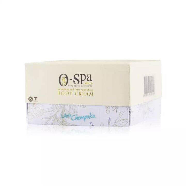 o-spa-natural-spa-me-body-cream-white-chempaka-200-ml-โอสปา-บอดี้ครีม-ครีมบำรุงผิว-กลิ่นดอกจำปี-200ml