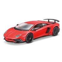 Bburago ขนาด1:24 Lamborghini Avebtador SV Coupe รถหรูอัลลอยด์ LP750รถขึ้นรูปของขวัญคอลเลกชันโมเดลของเล่น