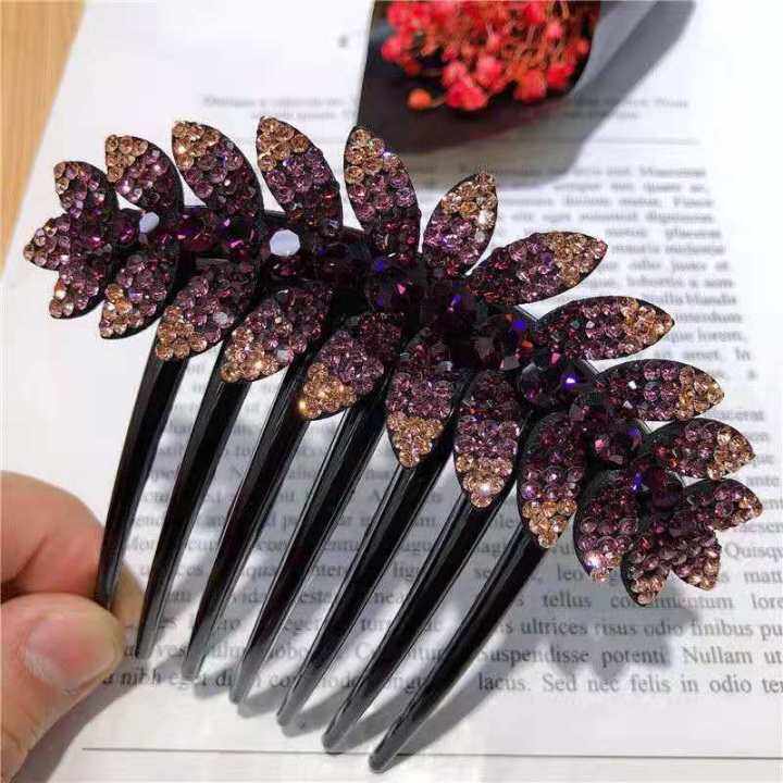 comb-temperament-hair-clip-seven-accessories-teeth-wheat-ear-american-ladies-and