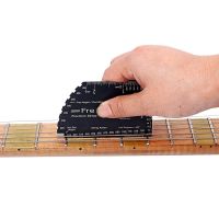 8-in-1 Guitar String Action Gauge Fret Rocker Ruler Guitarist Luthier Tools