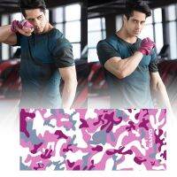 【CW】 Two-color sports towel Microfiber soft breathable sweat-absorbent and quick-drying beach towels Outdoor fitness