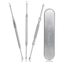 Pack of 3 Earwax Pick 304 Stainless Steel Ear Cleaners Curette Tool for Earwax Extraction Removal Remover with Storage Box