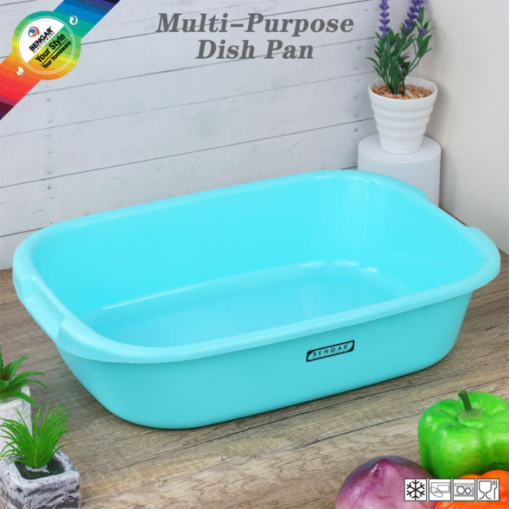 New High Quality Collections RECTANGULAR DISH PAN / laundry pan, /cleaning  pail , /heavy duty dish pan / multi-purpose plastic dish pan / dish tray /  plastic tub / kitchen use / dinnerware / kitchen ware