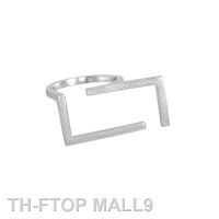 2023FTOP MALL9 Designer เปิดแหวนของขวัญผู้หญิง 925 เงินสเตอร์ลิง Minimalist เรขาคณิตปรับ Statement Joyas De Plata เครื่องประดับ