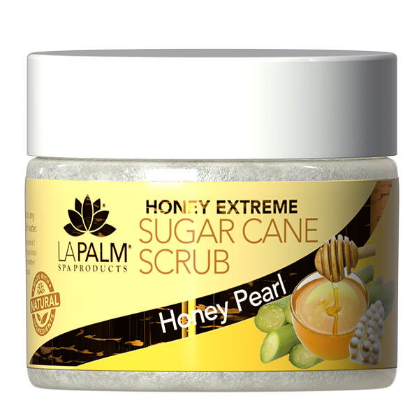 la-palm-honey-extreme-sugar-cane-scrub-honey-pearl-340-g-ของแท้-scrub-สครับผิวกาย