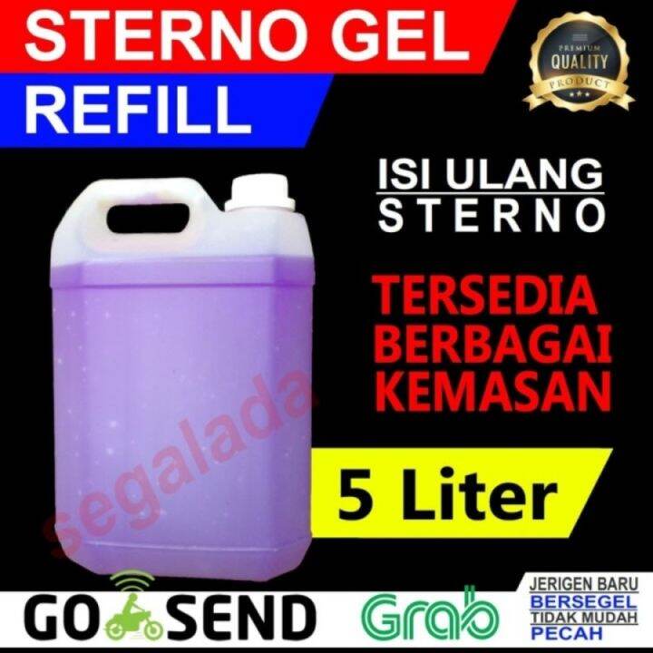 Refill Sterno Jelly Gel Isi Ulang Sterno Kompor Jerigen 5 Liter ...