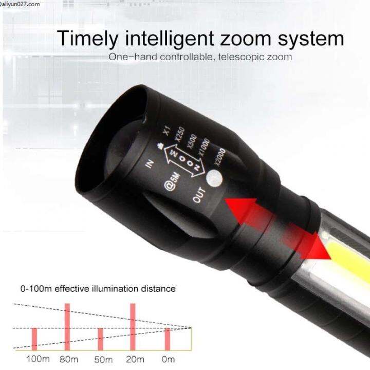 Flashlights heavy duty japan Flashlight with taser gun Flashlight led rechargeable Flashlight