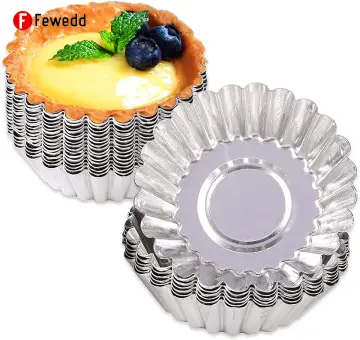 10Pcs Disposable Mini Pie Tins Tart Pans Small Pie Pan Round Cake