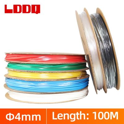 Heat shrink tube kit Insulation Sleeving termoretractil Polyolefin Shrinking Assorted Heat Shrink Tubing Wire Cable 4mm  100m Electrical Circuitry Par