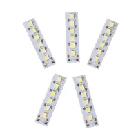 5 Pcs DC 3.7V-5V ไฟ LED คงที่ Light Li-On USB 18650 Dimming