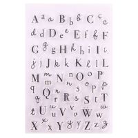 Alphabet Silicone Clear Seal Stamp DIY Scrapbooking Embossing Photo Album Decorative Paper Card Craft