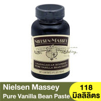 เนลเซน มัสเซย์ วานิลลาบริสุทธิ์ ผสมเมล็ด 118 มิลลิลิตร Nielsen Massey Madagascar Bourbon Pure Vanilla Bean Paste 118ml. / วนิลาบีนเพลส