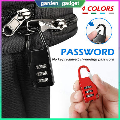 กุญแจหมุนรหัส ขนาดS/L กุญแจล็อคกระเป๋าเดินทาง TravelLock กุญแจตั้งรหัสได้ กุญแจล็อค กุญแจล็อครหัส 3 หลัก กุญแจล็อคเอนกประสงค์