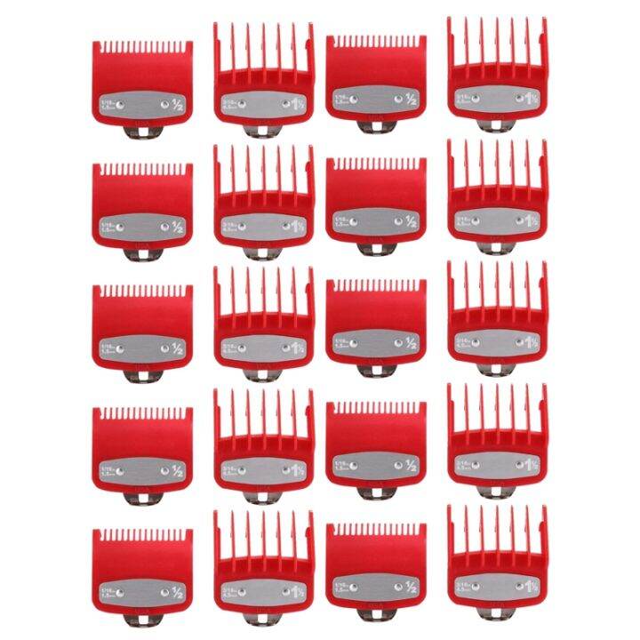 10X for Wahl Hair Clipper Guide Comb Set Standard Guards Attached