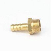 Hose Barb I/D 8mm x 3/8 BSPP Male Thread Brass Coupler Splicer Connector Fitting For Fuel Gas Water 0.8 Mpa