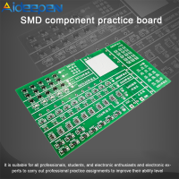 Aideepen 240ส่วนประกอบ SMT ทักษะการฝึกอบรมแพทช์ส่วนประกอบเชื่อมคณะกรรมการการปฏิบัติสองด้านที่มีจุดทดสอบวิ่งและน้ำโคมไฟ