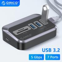 ORICO USB 3.2 Docking Station Hub Type C Splitter Adapter Multi Ports Several 3.0 Socket with SD Card Reader OTG For Laptop PC USB Hubs