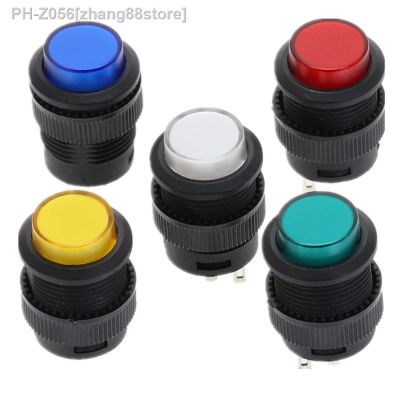 【CW】✱  5Pcs 4pin Momentary Type 16MM  Lamp Round reset Push 3A/250VAC