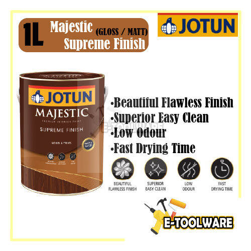 1L Jotun Majestic Supreme Finish Gloss / Matt (Interior Water Based
