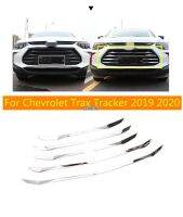 Stainless Steel Car 8pcs Front Grill Middle Net Strip Trims  For Chevrolet Trax Tracker 2019 2020 2021 Accessories Parts